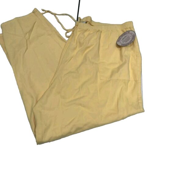 BFA Classics Women's Elastic Waist Canary Yellow Plus Size Pants 3x - Picture 2 of 10